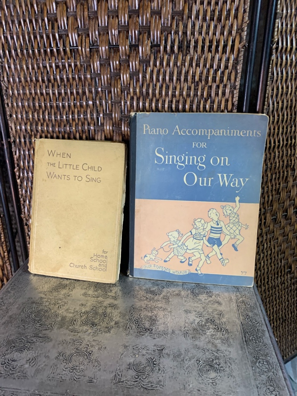 Vintage Pair of Children’s Songbooks